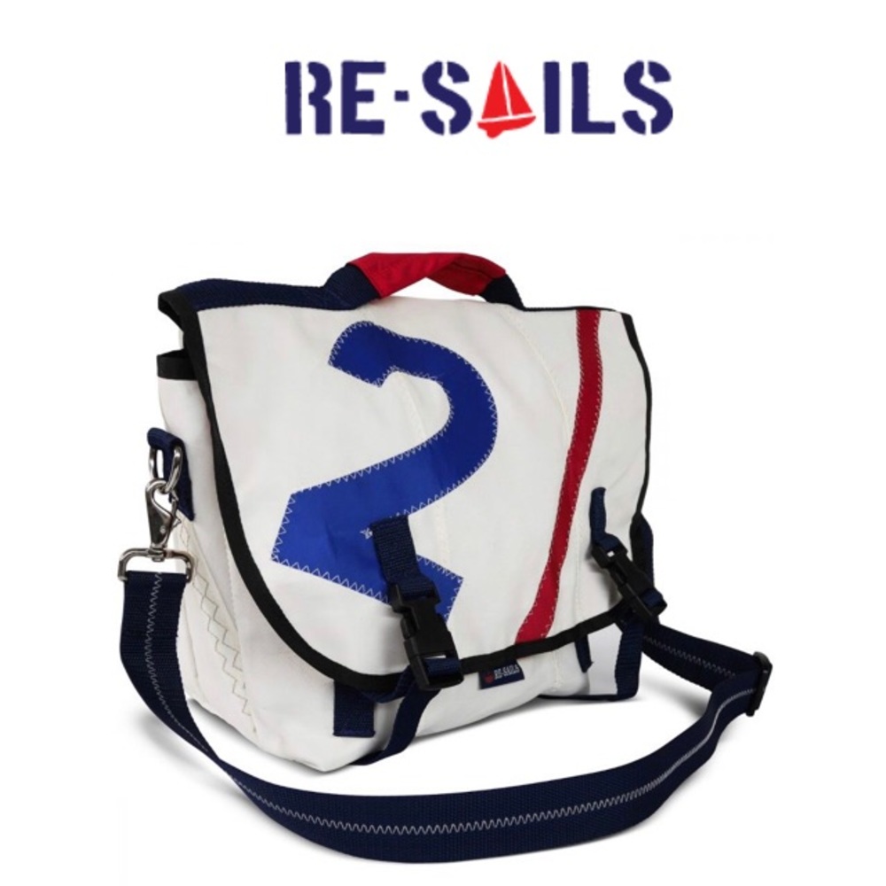 NEW Recycled Sailcloth Re-Sails Messenger Bag